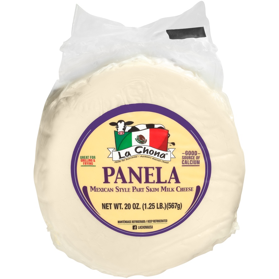 slide 1 of 1, La Chona Panela Mexican Style Part Skim Milk Cheese 20 Oz. Pack, 1 ct