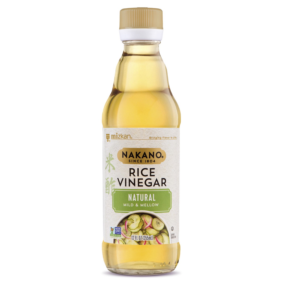 slide 1 of 9, Nakano Mild & Mellow Natural Rice Vinegar 12 fl oz, 12 fl oz