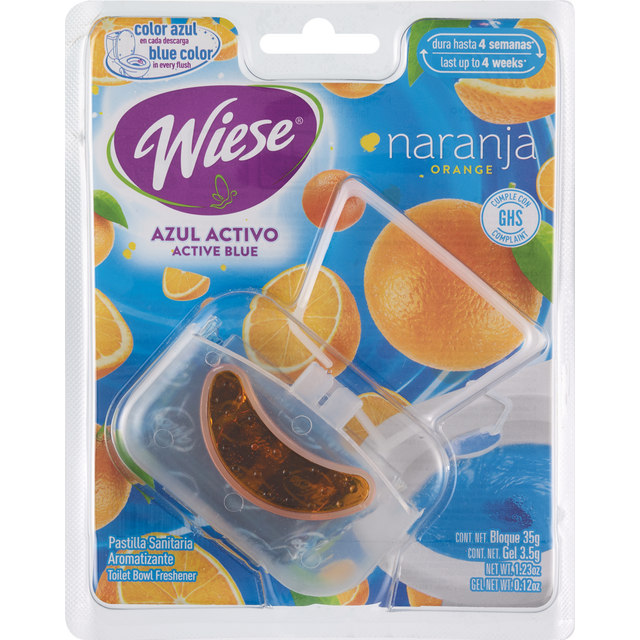 slide 1 of 1, Wiese Gel Orange Scent Blue Water, 1 ct