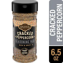 Private Selection Cracked Peppercorn Seasoning Rub