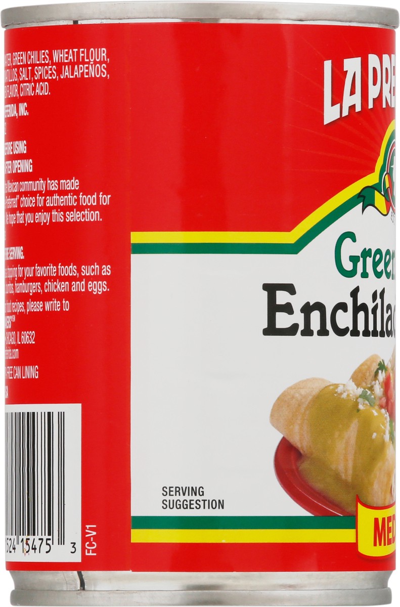 slide 2 of 9, La Preferida Green Chile Enchilada Sauce Medium, 10 oz