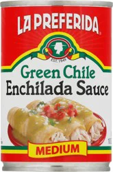 La Preferida Green Chile Enchilada Sauce Medium - 10 oz