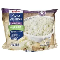 Meijer Microwavable Riced Cauliflower
