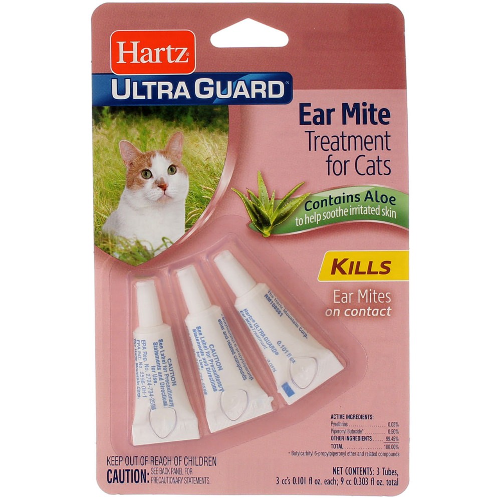 slide 1 of 2, Hartz Ultra Guard Ear Mite Treatment, 3 ct