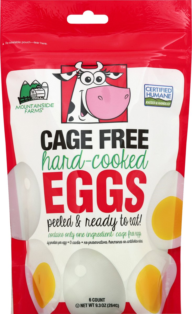 slide 2 of 2, Mountainside Farms Hard Cooked Cage Free Eggs, 9.3 oz