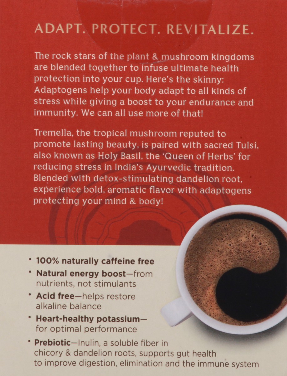 slide 4 of 14, Teeccino Tea Bags Organic Mushroom Tremella Tulsi Herbal Tea - 10 ct, 10 ct