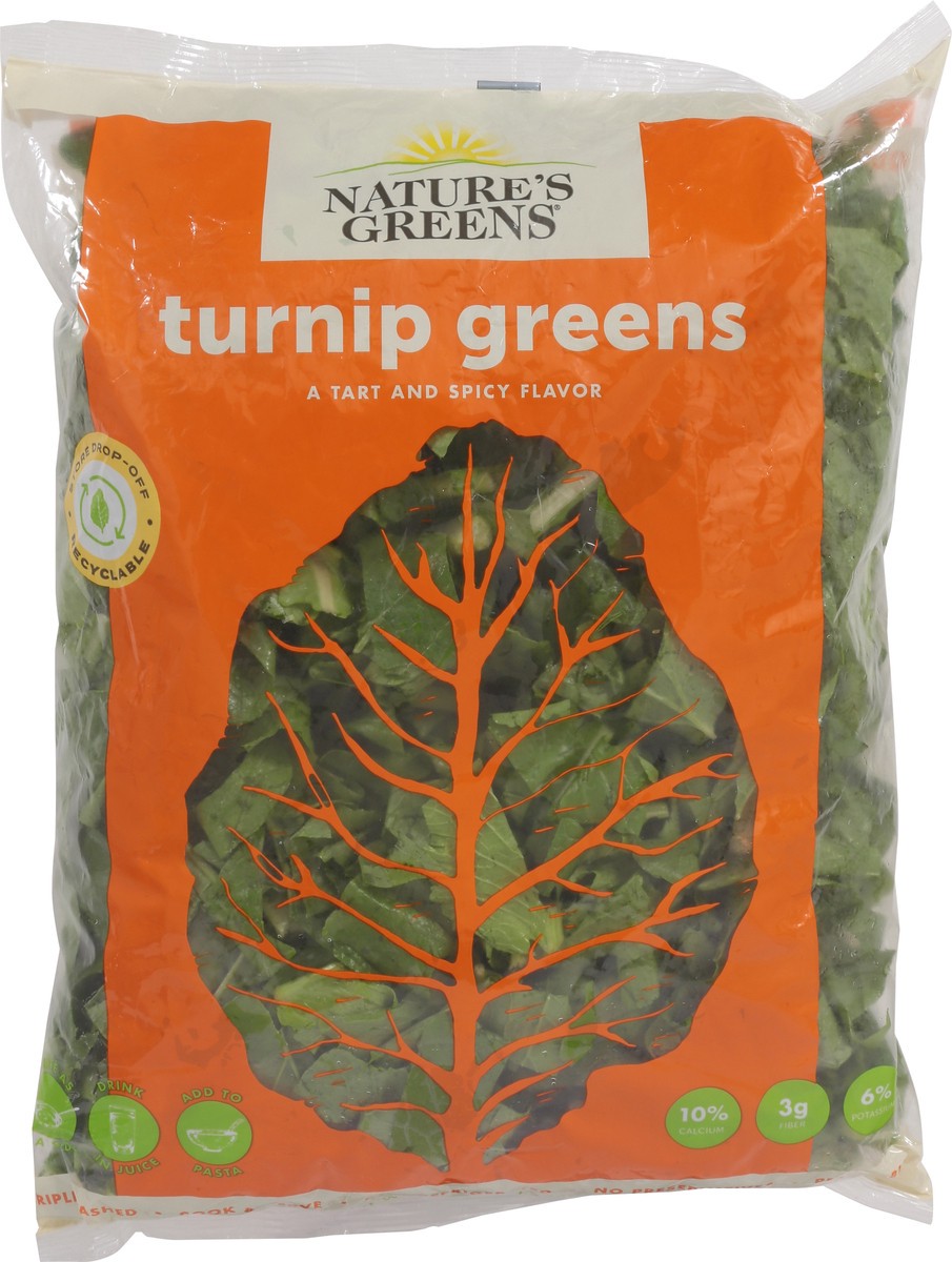 slide 2 of 12, Nature's Greens Turnip Greens 16 oz, 1 lb