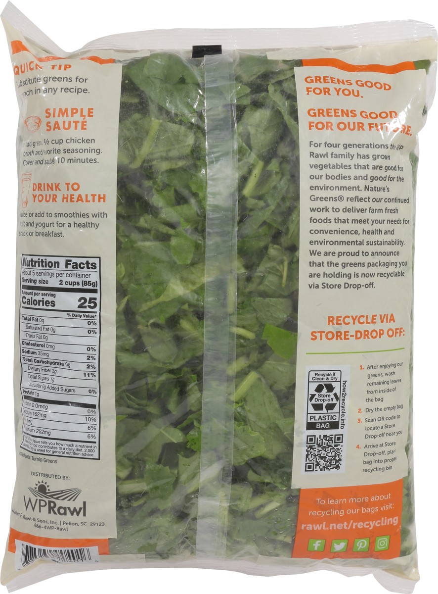 slide 6 of 12, Nature's Greens Turnip Greens 16 oz, 1 lb