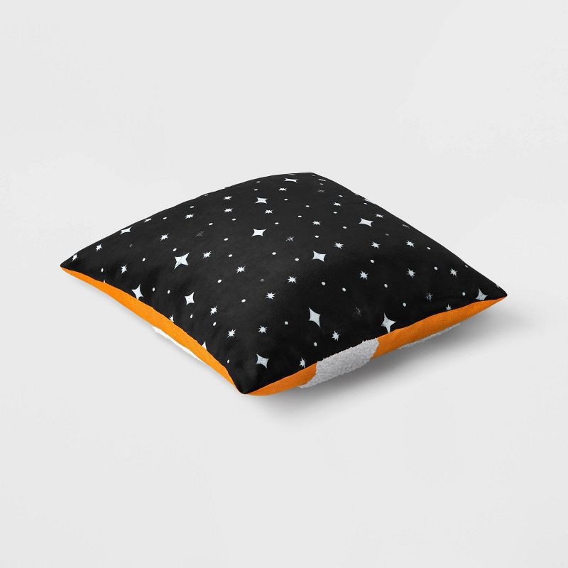 slide 3 of 4, 16" Square Reversible Ghosts Halloween Throw Pillow - Hyde & EEK! Boutique™, 1 ct