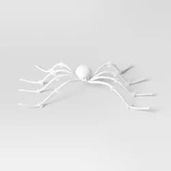 50" Halloween Plush Glows Under Black Light Spider White - Hyde and EEK! Boutique™: Indoor Decor, Polyester, No Battery Required