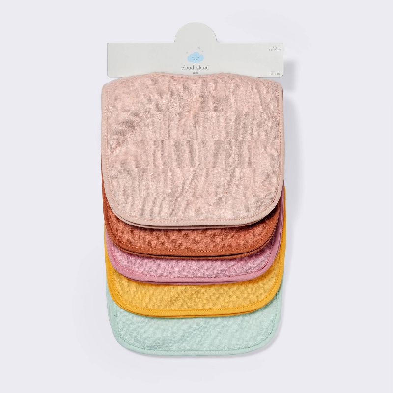 slide 4 of 4, Terry Bibs Warm Pack - 10pk - Cloud Island™, 10 ct