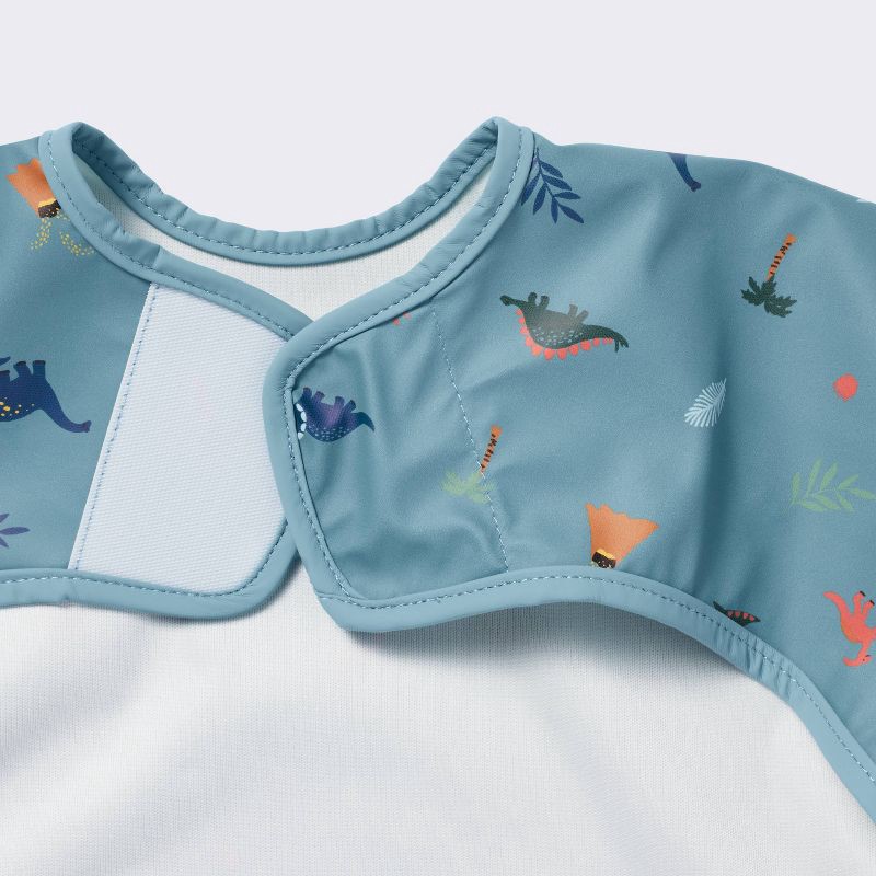 slide 3 of 4, Long Sleeve Bib - Dinosaur - Cloud Island™, 1 ct