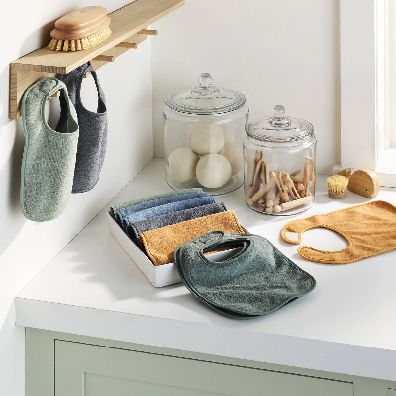 slide 4 of 4, Terry Bibs Cool - 10pk - Cloud Island™, 10 ct