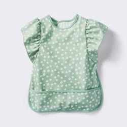 Short Sleeve Bib - Floral Ruffle - Cloud Island™