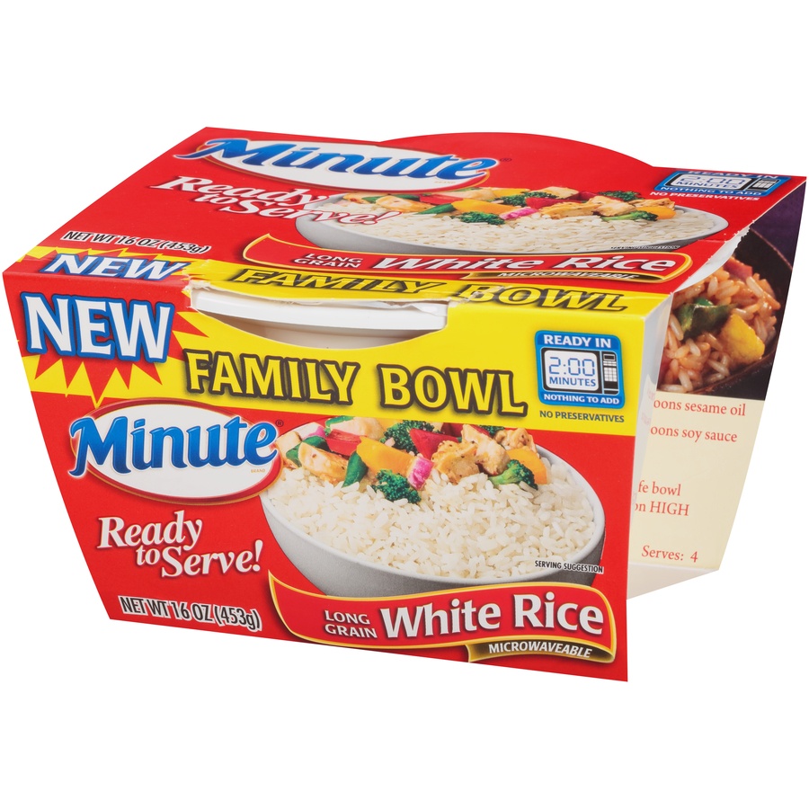 slide 5 of 8, Minute Ready To Serve White Family Bowl, 16 oz