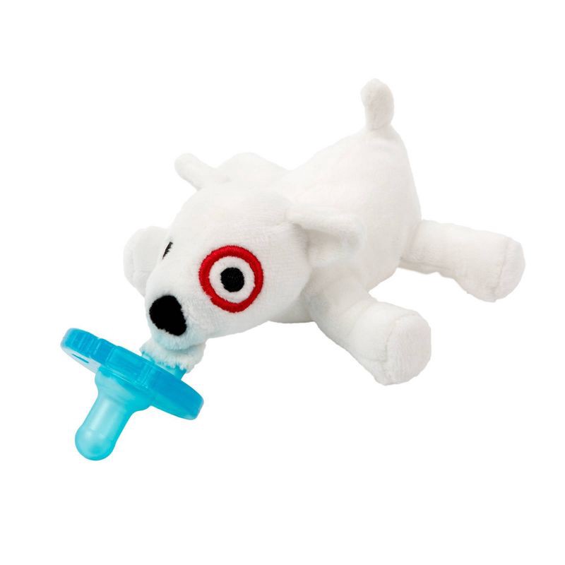 slide 1 of 8, WubbaNub Pacifier - Target Bullseye, 1 ct