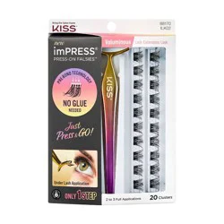 KISS Products imPRESS Press-On Self Adhesive Eyelashes - Voluminous - 20ct
