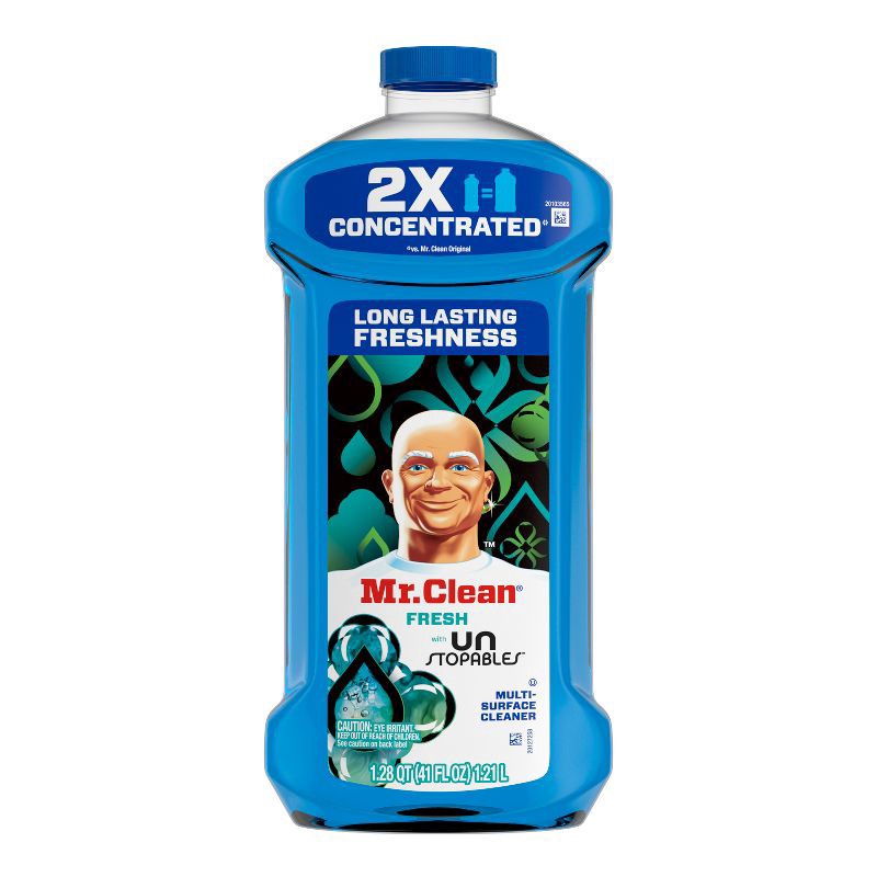 slide 2 of 7, Mr. Clean Fresh Dilute Unstopables Multi-Surface Cleaner - 41 fl oz, 41 fl oz