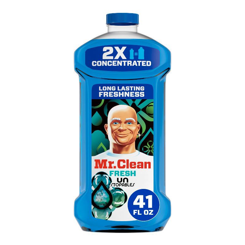 slide 1 of 7, Mr. Clean Fresh Dilute Unstopables Multi-Surface Cleaner - 41 fl oz, 41 fl oz