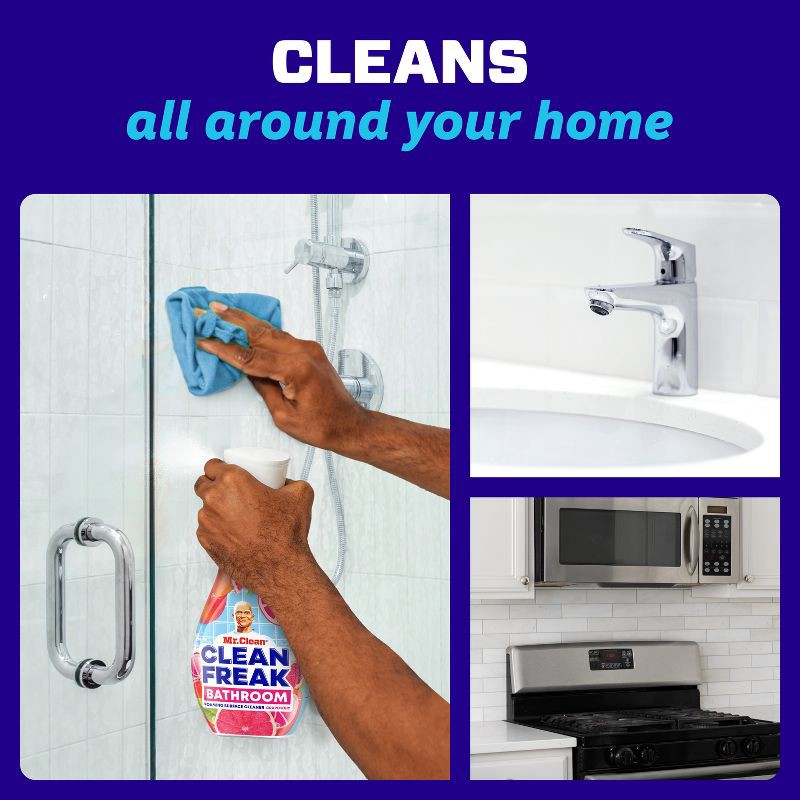 slide 3 of 10, Mr. Clean Clean Freak Grapefruit Bathroom Foaming Surface Cleaner - 16 fl oz, 16 fl oz