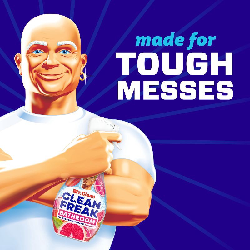 slide 4 of 10, Mr. Clean Clean Freak Grapefruit Bathroom Foaming Surface Cleaner - 16 fl oz, 16 fl oz