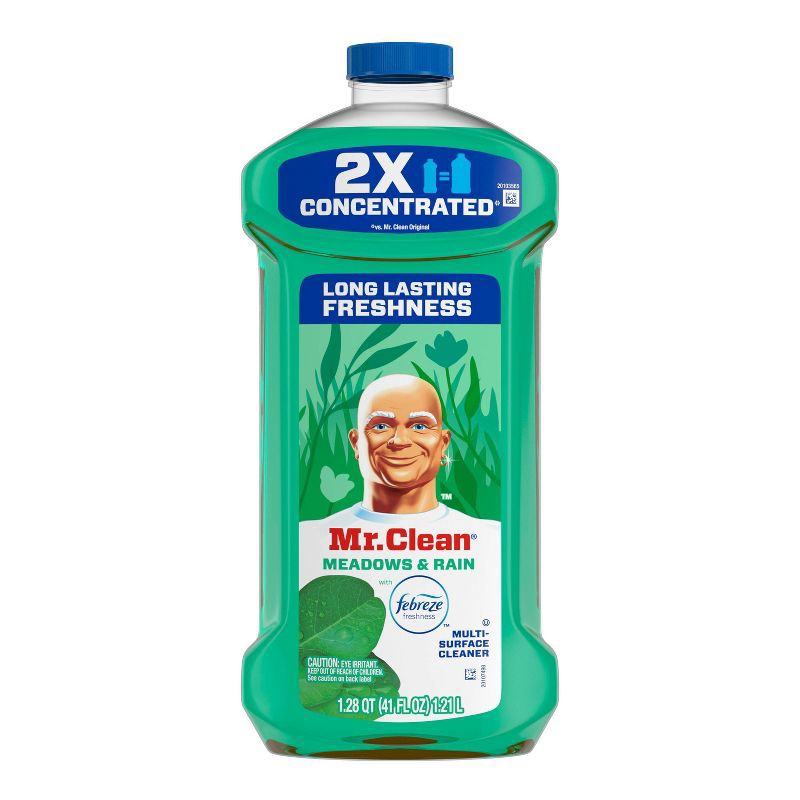 slide 8 of 9, Mr. Clean Dilute Meadows & Rain Multi-Surface Cleaner - 41 fl oz, 41 fl oz