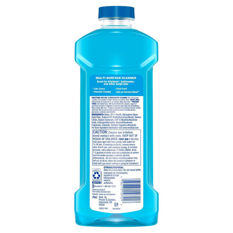 slide 9 of 9, Mr. Clean Fresh Dilute Unstopables Multi-Surface Cleaner - 23 fl oz, 23 fl oz