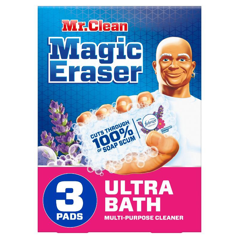 slide 1 of 10, Mr. Clean Magic Eraser Ultra Bath Multi-Purpose Cleaner - 3ct, 3 ct