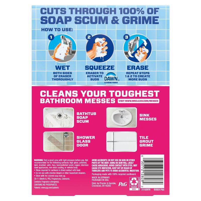 slide 13 of 13, Mr. Clean Magic Eraser Ultra Bath Multi-Purpose Cleaner - 5ct, 5 ct