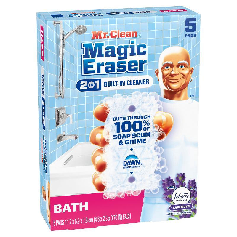 slide 11 of 13, Mr. Clean Magic Eraser Ultra Bath Multi-Purpose Cleaner - 5ct, 5 ct