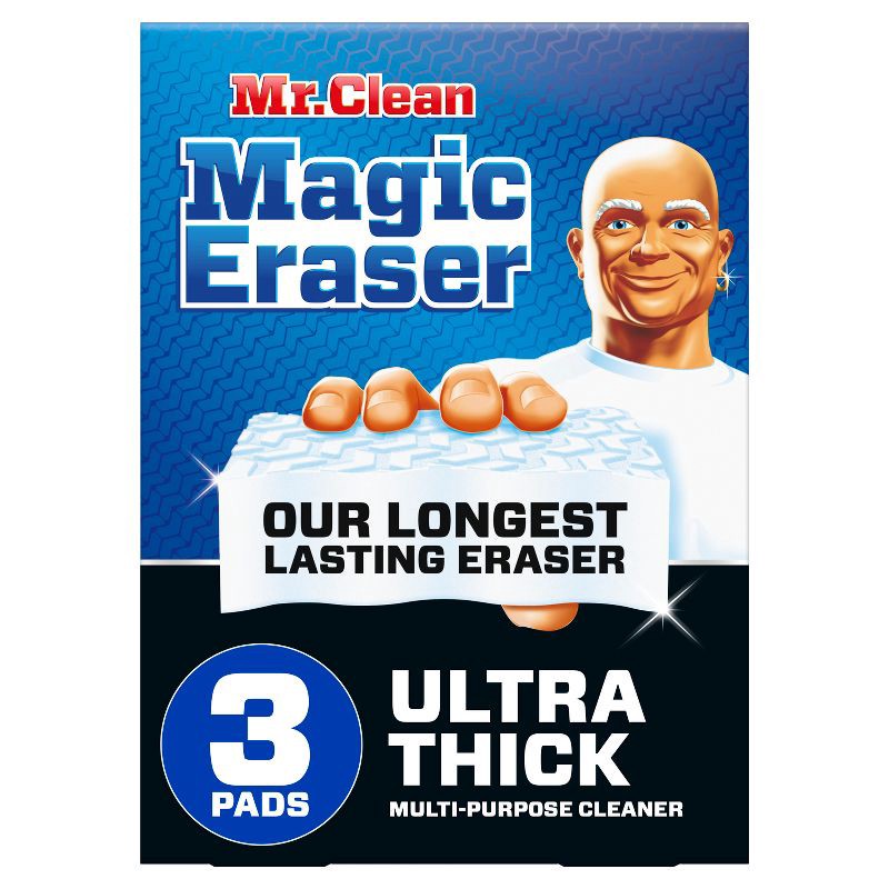slide 1 of 7, Mr. Clean Magic Eraser Ultra Thick Multi-Purpose Cleaner - 3ct, 3 ct