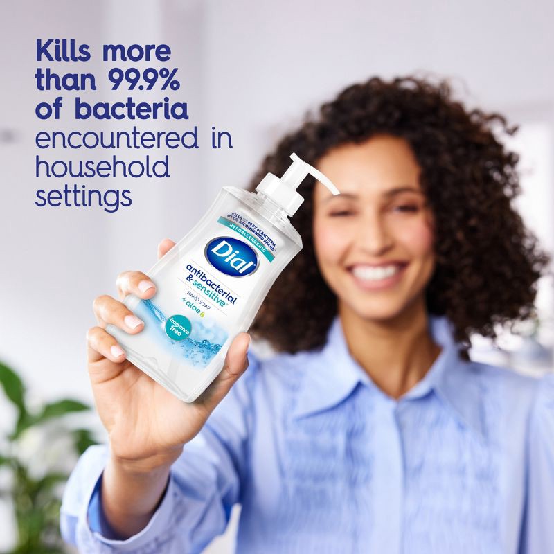 slide 2 of 10, Dial Antibacterial Sensitive Hand Soap - Fragrance Free - 11 fl oz, 11 fl oz
