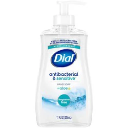 Dial Antibacterial Sensitive Hand Soap - Fragrance Free - 11 fl oz