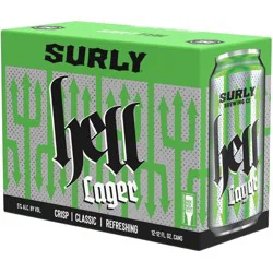 Surly Brewing Co. Hell Lager Beer - 12 pk 12 fl oz Cans