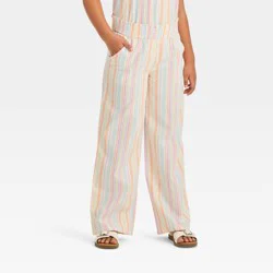 Girls' Pull-On Woven Pants - Cat & Jack™ S