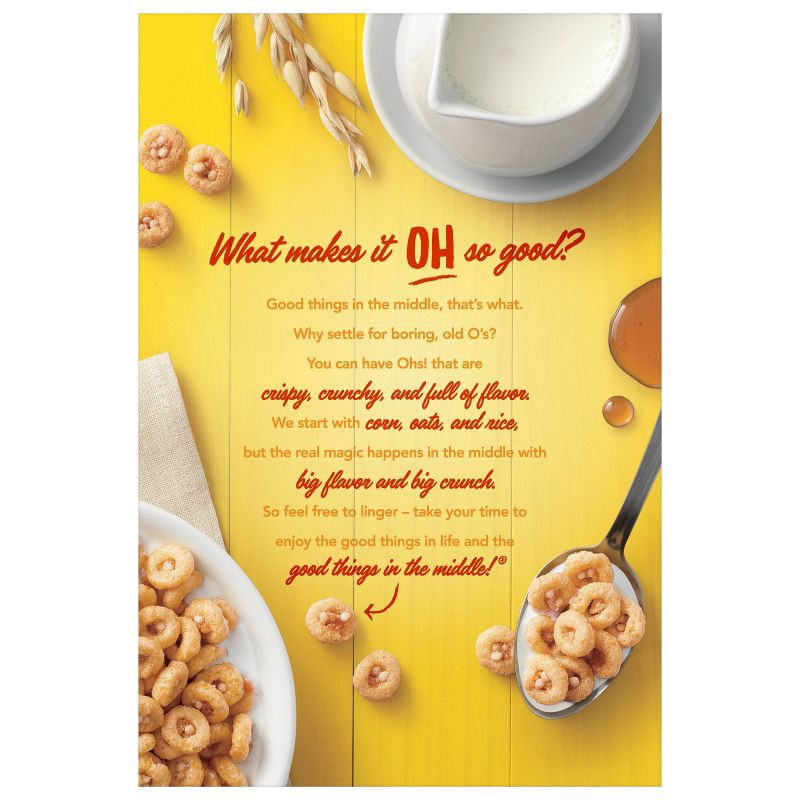 slide 2 of 3, Post Honey Oh's Cereal - 14oz, 14 oz