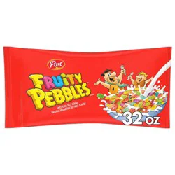 Post Fruity Pebbles Breakfast Cereal Bags - 32oz
