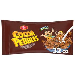 Post Cocoa Pebbles Breakfast Cereal Bag - 32oz
