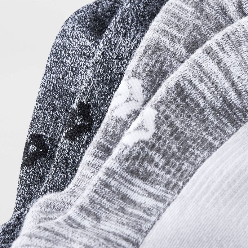 slide 3 of 3, Kids' 6pk Crew Socks - All In Motion™ L, 6 ct