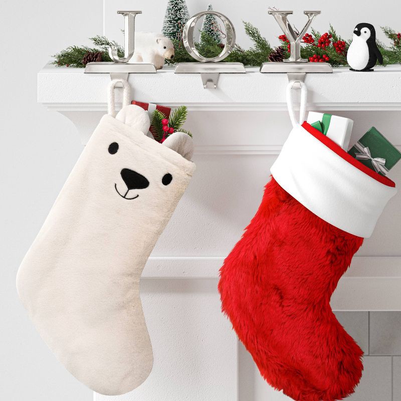 slide 2 of 3, 20" Bear Character Christmas Stocking - Wondershop™, 1 ct