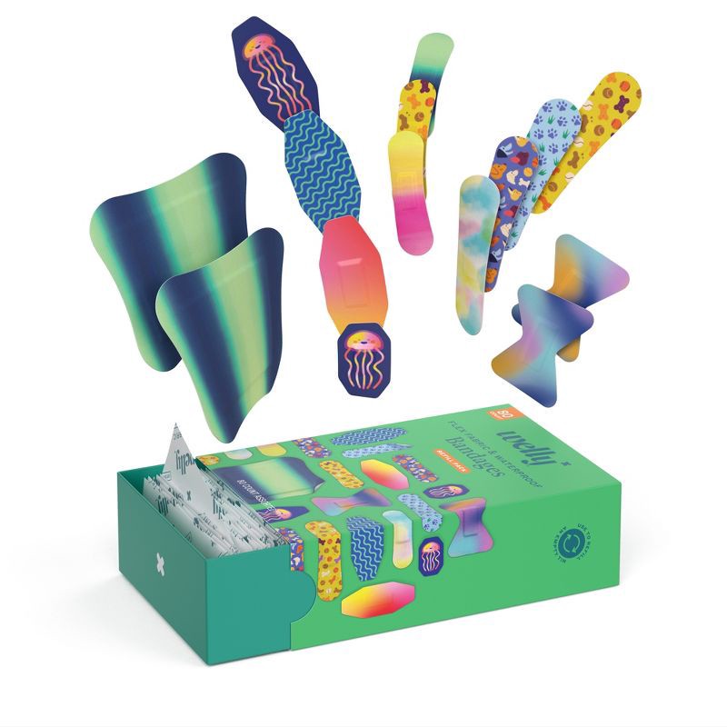 slide 2 of 6, Welly Variety Pack Bandages - 80ct, 80 ct