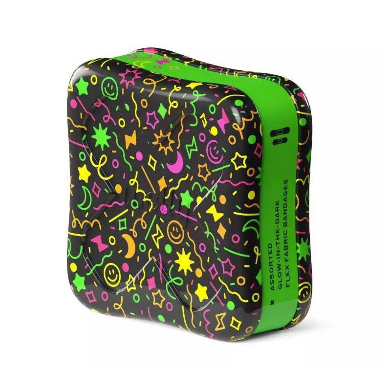 slide 9 of 10, Welly Glow-in-the-Dark Bandages - 39ct, 39 ct