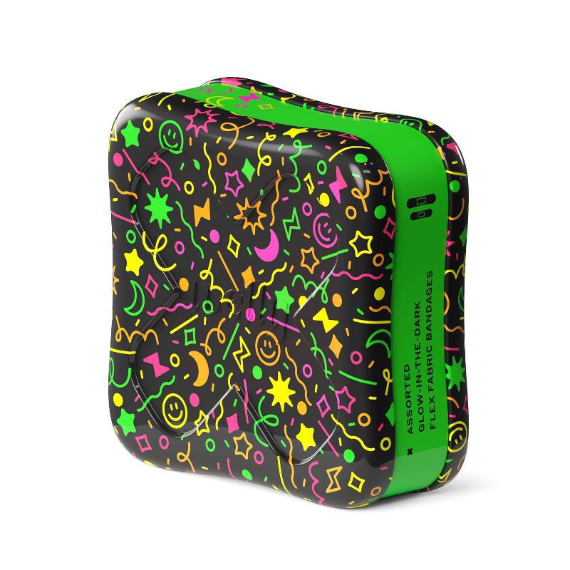 slide 10 of 10, Welly Glow-in-the-Dark Bandages - 39ct, 39 ct