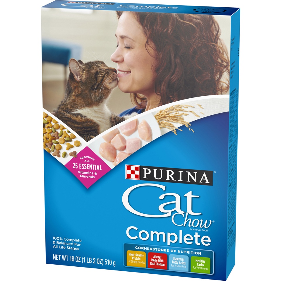 slide 9 of 9, Purina Cat Chow, 18 oz