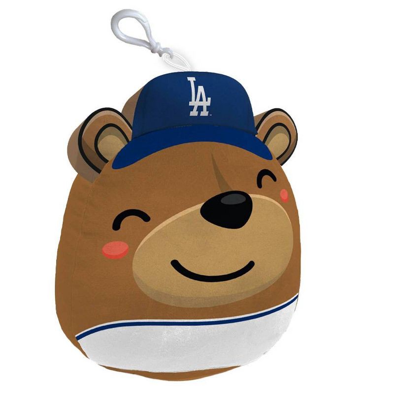 slide 1 of 3, MLB Los Angeles Dodgers Plushie Mascot Keychain: Sports Team Logo Bag Accessory, 1 ct