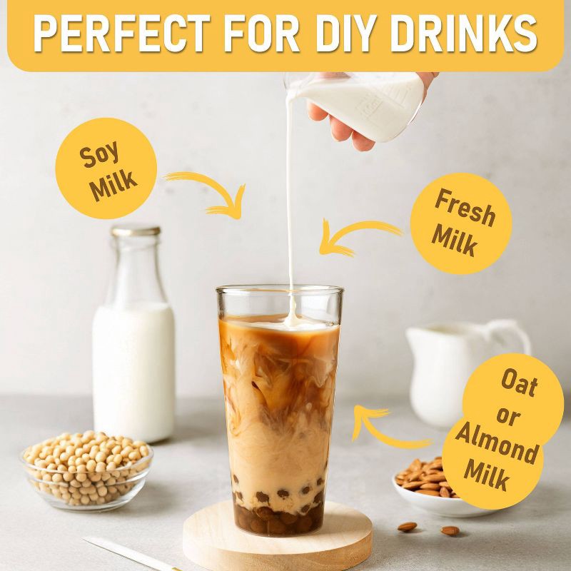 slide 7 of 8, O's Bubble Instant Marbling Boba Kit 4C-Brown Sugar - 8.47oz, 8.47 oz