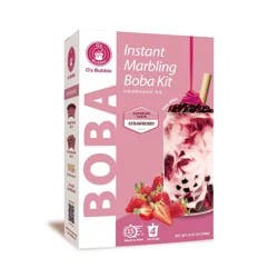 O's Bubble Instant Marbling Boba Kit 4C-Strawberry - 8.47oz