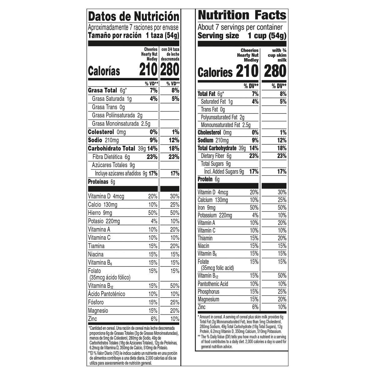 slide 8 of 12, Cheerios Hearty Nut Medley Breakfast Cereal, Maple Cinnamon, Made with Whole Grain, Large Size, 14.7 oz, 14.7 oz