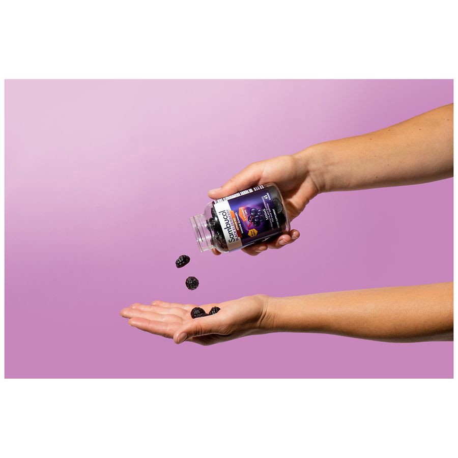 slide 3 of 5, Sambucol Immune Gummies Advanced Black Elderberry 45 Gummies, 45 ct