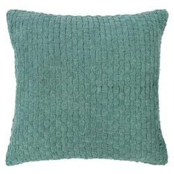 Haven + Key Woven Decorative Throw Pillow - Green